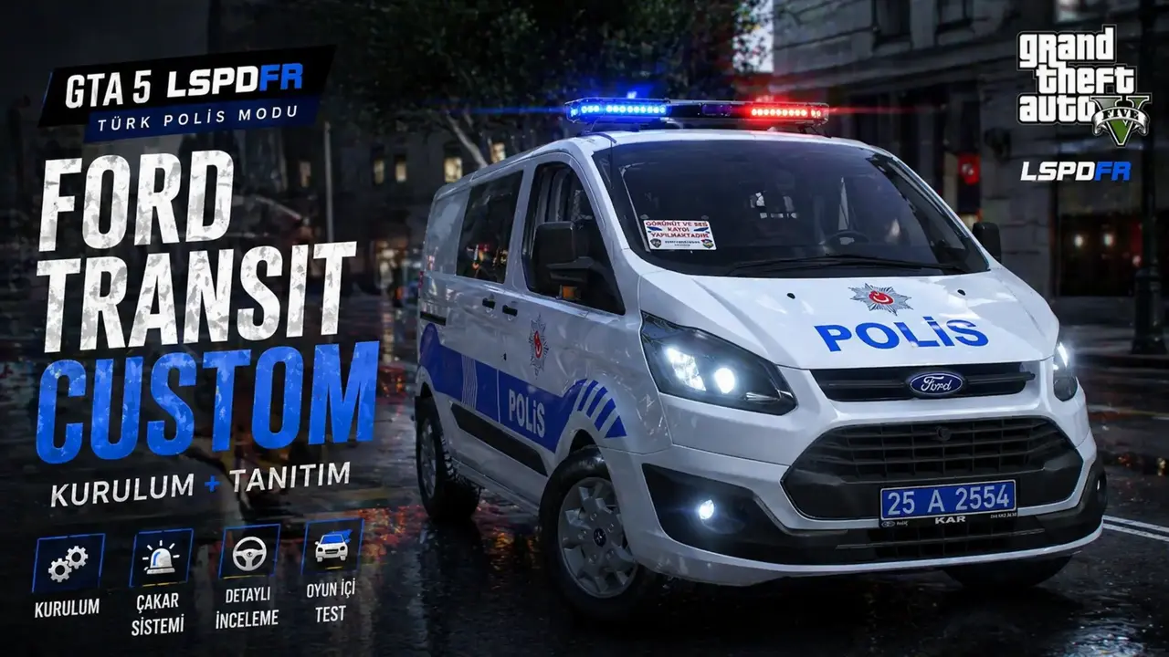 GTA 5 LSPDFR Türk Polis Modları