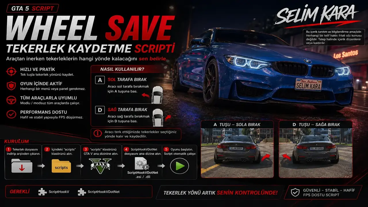 GTA 5 Wheel Save Script